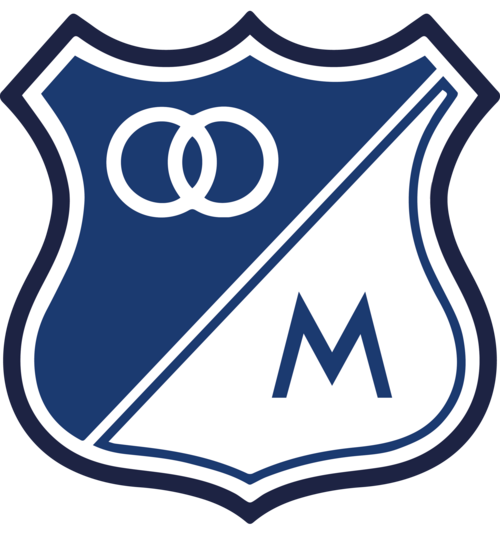 Escudo oficial de Millonarios FC